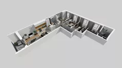 4 pokoje, mieszkanie 72,80 m², piętro 2, oferta nr A/49, Mokotów Sportowy 3, Warszawa, Mokotów, Augustówka, ul. Antoniewska