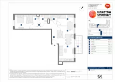 4 pokoje, mieszkanie 75,34 m², piętro 1, oferta nr A/33, Mokotów Sportowy 1.3, Warszawa, Mokotów, Augustówka, ul. Antoniewska