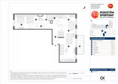 4 pokoje, mieszkanie 75,40 m², piętro 1, oferta nr A/63, Mokotów Sportowy 1.3, Warszawa, Mokotów, Augustówka, ul. Antoniewska