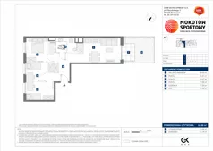 4 pokoje, mieszkanie 64,88 m², parter, oferta nr B/1, Mokotów Sportowy 1.3, Warszawa, Mokotów, Augustówka, ul. Antoniewska