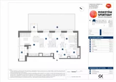 4 pokoje, mieszkanie 67,92 m², parter, oferta nr C/5, Mokotów Sportowy 1.3, Warszawa, Mokotów, Augustówka, ul. Antoniewska