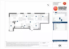 4 pokoje, mieszkanie 70,21 m², piętro 2, oferta nr C/19, Mokotów Sportowy 1.3, Warszawa, Mokotów, Augustówka, ul. Antoniewska