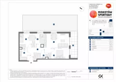 4 pokoje, mieszkanie 66,21 m², parter, oferta nr C/75, Mokotów Sportowy 1.3, Warszawa, Mokotów, Augustówka, ul. Antoniewska