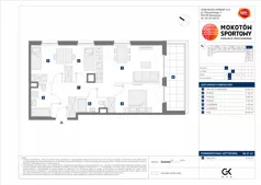 4 pokoje, mieszkanie 66,21 m², piętro 1, oferta nr C/83, Mokotów Sportowy 1.3, Warszawa, Mokotów, Augustówka, ul. Antoniewska
