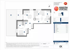 4 pokoje, mieszkanie 71,84 m², parter, oferta nr E/1, Mokotów Sportowy 1.3, Warszawa, Mokotów, Augustówka, ul. Antoniewska