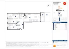 4 pokoje, mieszkanie 73,46 m², parter, oferta nr E/1, Bokserska 71 etap 2.3, Warszawa, Ursynów, Wyczółki, ul. Bokserska