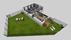 4 pokoje, mieszkanie 77,24 m², piętro 1, oferta nr W/6, Wille Biskupin 2.1, Wrocław, Biskupin-Sępolno-Dąbie-Bartoszowice, Śródmieście, ul. K. Olszewskiego