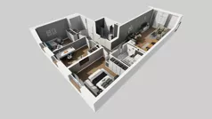 4 pokoje, mieszkanie 80,75 m², piętro 2, oferta nr B/28, Apartamenty Kamieńskiego, Wrocław, Karłowice-Różanka, ul. Kamieńskiego 53a