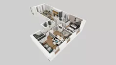 4 pokoje, mieszkanie 80,75 m², piętro 2, oferta nr B/28, Apartamenty Kamieńskiego, Wrocław, Karłowice-Różanka, ul. Kamieńskiego 53a