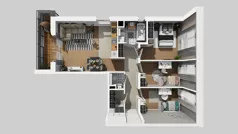 4 pokoje, mieszkanie 78,06 m², piętro 1, oferta nr X/6, Wille Biskupin 2.2, Wrocław, Biskupin-Sępolno-Dąbie-Bartoszowice, Śródmieście, ul. Karola Olszewskiego