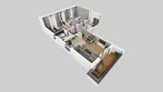4 pokoje, mieszkanie 78,06 m², piętro 1, oferta nr X/6, Wille Biskupin 2.2, Wrocław, Biskupin-Sępolno-Dąbie-Bartoszowice, Śródmieście, ul. Karola Olszewskiego