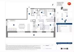 4 pokoje, mieszkanie 90,01 m², piętro 3, oferta nr C/188, Przystanek Prądnik 2, Kraków, Prądnik Biały, Górka Narodowa, ul. Meiera