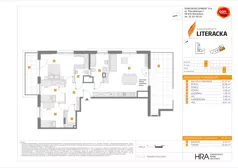 4 pokoje, mieszkanie 93,49 m², piętro 6, oferta nr C/52, Apartamenty Literacka 2, Warszawa, Bielany, Piaski, ul. Literacka
