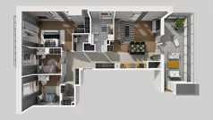 4 pokoje, mieszkanie 93,49 m², piętro 6, oferta nr C/52, Apartamenty Literacka 2, Warszawa, Bielany, Piaski, ul. Literacka