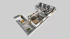 4 pokoje, mieszkanie 93,49 m², piętro 6, oferta nr C/52, Apartamenty Literacka 2, Warszawa, Bielany, Piaski, ul. Literacka