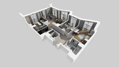 4 pokoje, mieszkanie 90,21 m², piętro 5, oferta nr B/150, Osiedle przy Wielickiej etap 1.2, Kraków, Bieżanów-Prokocim, ul. M. Orwid