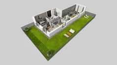 4 pokoje, mieszkanie 72,56 m², parter, oferta nr C/58, Przystanek Prądnik 2, Kraków, Prądnik Biały, Górka Narodowa, ul. Meiera