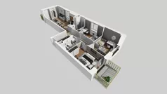 4 pokoje, mieszkanie 72,86 m², piętro 1, oferta nr C/64, Przystanek Prądnik 2, Kraków, Prądnik Biały, Górka Narodowa, ul. Meiera