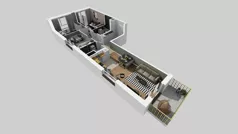 4 pokoje, mieszkanie 72,86 m², piętro 1, oferta nr C/64, Przystanek Prądnik 2, Kraków, Prądnik Biały, Górka Narodowa, ul. Meiera