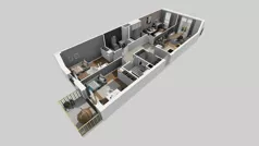 4 pokoje, mieszkanie 90,48 m², piętro 1, oferta nr C/134, Przystanek Prądnik 2, Kraków, Prądnik Biały, Górka Narodowa, ul. Meiera