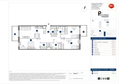 4 pokoje, mieszkanie 90,48 m², piętro 3, oferta nr C/146, Przystanek Prądnik 2, Kraków, Prądnik Biały, Górka Narodowa, ul. Meiera