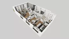 4 pokoje, mieszkanie 76,98 m², piętro 4, oferta nr C/149, Przystanek Prądnik 2, Kraków, Prądnik Biały, Górka Narodowa, ul. Meiera