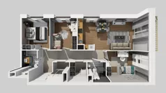 4 pokoje, mieszkanie 76,98 m², piętro 5, oferta nr C/155, Przystanek Prądnik 2, Kraków, Prądnik Biały, Górka Narodowa, ul. Meiera