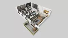 4 pokoje, mieszkanie 73,87 m², piętro 1, oferta nr C/174, Przystanek Prądnik 2, Kraków, Prądnik Biały, Górka Narodowa, ul. Meiera