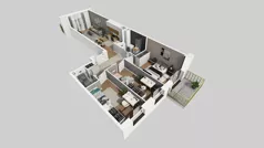 4 pokoje, mieszkanie 77,01 m², piętro 2, oferta nr C/179, Przystanek Prądnik 2, Kraków, Prądnik Biały, Górka Narodowa, ul. Meiera