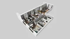 4 pokoje, mieszkanie 90,01 m², piętro 2, oferta nr C/182, Przystanek Prądnik 2, Kraków, Prądnik Biały, Górka Narodowa, ul. Meiera