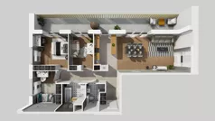 4 pokoje, mieszkanie 90,01 m², piętro 3, oferta nr C/188, Przystanek Prądnik 2, Kraków, Prądnik Biały, Górka Narodowa, ul. Meiera