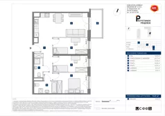 4 pokoje, mieszkanie 73,87 m², piętro 7, oferta nr C/210, Przystanek Prądnik 2, Kraków, Prądnik Biały, Górka Narodowa, ul. Meiera