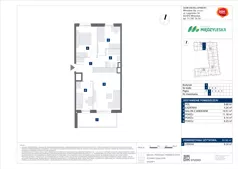 4 pokoje, mieszkanie 60,96 m², piętro 1, oferta nr A/3, Międzyleska 4, Wrocław, Tarnogaj, Krzyki, ul. Międzyleska