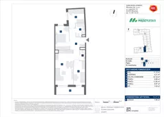 4 pokoje, mieszkanie 70,47 m², piętro 1, oferta nr A/76, Międzyleska 4, Wrocław, Tarnogaj, Krzyki, ul. Międzyleska