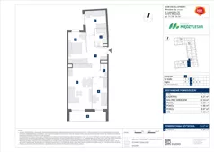 4 pokoje, mieszkanie 70,47 m², piętro 2, oferta nr A/85, Międzyleska 4, Wrocław, Tarnogaj, Krzyki, ul. Międzyleska
