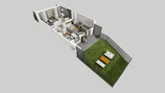 4 pokoje, mieszkanie 60,96 m², parter, oferta nr A/1, Międzyleska 4, Wrocław, Tarnogaj, Krzyki, ul. Międzyleska