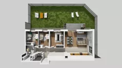 4 pokoje, mieszkanie 80,36 m², piętro 2, oferta nr A/7, Międzyleska 4, Wrocław, Tarnogaj, Krzyki, ul. Międzyleska