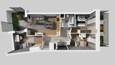 4 pokoje, mieszkanie 66,72 m², parter, oferta nr A/18, Międzyleska 4, Wrocław, Tarnogaj, Krzyki, ul. Międzyleska