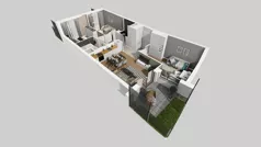4 pokoje, mieszkanie 66,72 m², parter, oferta nr A/18, Międzyleska 4, Wrocław, Tarnogaj, Krzyki, ul. Międzyleska