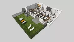 4 pokoje, mieszkanie 81,30 m², parter, oferta nr A/60, Międzyleska 4, Wrocław, Tarnogaj, Krzyki, ul. Międzyleska