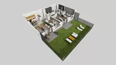4 pokoje, mieszkanie 81,30 m², parter, oferta nr A/60, Międzyleska 4, Wrocław, Tarnogaj, Krzyki, ul. Międzyleska