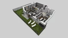 4 pokoje, mieszkanie 66,72 m², piętro 1, oferta nr A/25, Międzyleska 4, Wrocław, Tarnogaj, Krzyki, ul. Międzyleska
