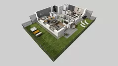 4 pokoje, mieszkanie 66,72 m², piętro 1, oferta nr A/25, Międzyleska 4, Wrocław, Tarnogaj, Krzyki, ul. Międzyleska