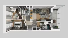 4 pokoje, mieszkanie 60,96 m², piętro 1, oferta nr A/3, Międzyleska 4, Wrocław, Tarnogaj, Krzyki, ul. Międzyleska