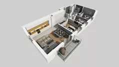 4 pokoje, mieszkanie 80,36 m², piętro 1, oferta nr A/4, Międzyleska 4, Wrocław, Tarnogaj, Krzyki, ul. Międzyleska