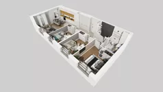 4 pokoje, mieszkanie 75,25 m², piętro 1, oferta nr A/26, Międzyleska 4, Wrocław, Tarnogaj, Krzyki, ul. Międzyleska