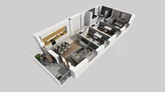 4 pokoje, mieszkanie 75,24 m², piętro 2, oferta nr A/33, Międzyleska 4, Wrocław, Tarnogaj, Krzyki, ul. Międzyleska