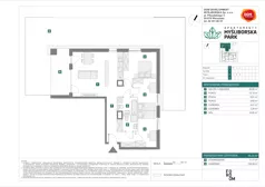 4 pokoje, mieszkanie 84,23 m², parter, oferta nr G/6, Apartamenty Myśliborska Park, Warszawa, Białołęka, Żerań, ul. Myśliborska 11