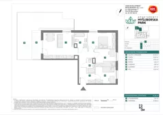 4 pokoje, mieszkanie 74,95 m², parter, oferta nr I/6, Apartamenty Myśliborska Park, Warszawa, Białołęka, Żerań, ul. Myśliborska 11