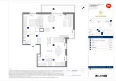4 pokoje, mieszkanie 74,36 m², piętro 3, oferta nr I/25, Apartamenty Park Matecznego etap 2.2, Kraków, Podgórze, Mateczny, ul. Orawska